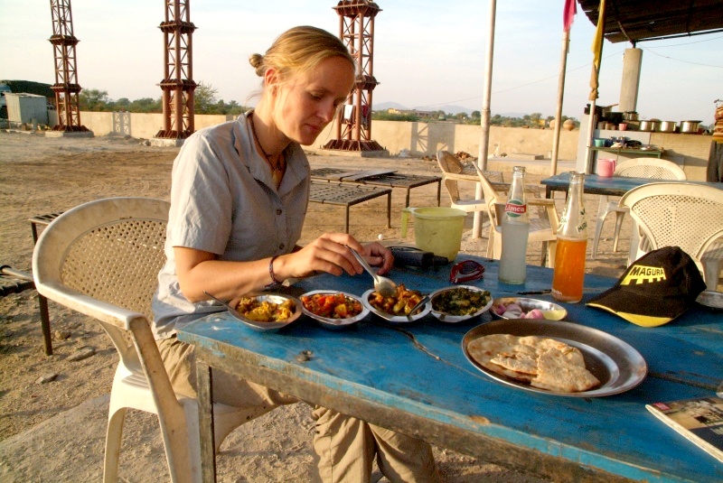 Rajasthan indien2 017-Indisches-Mittagsmenue